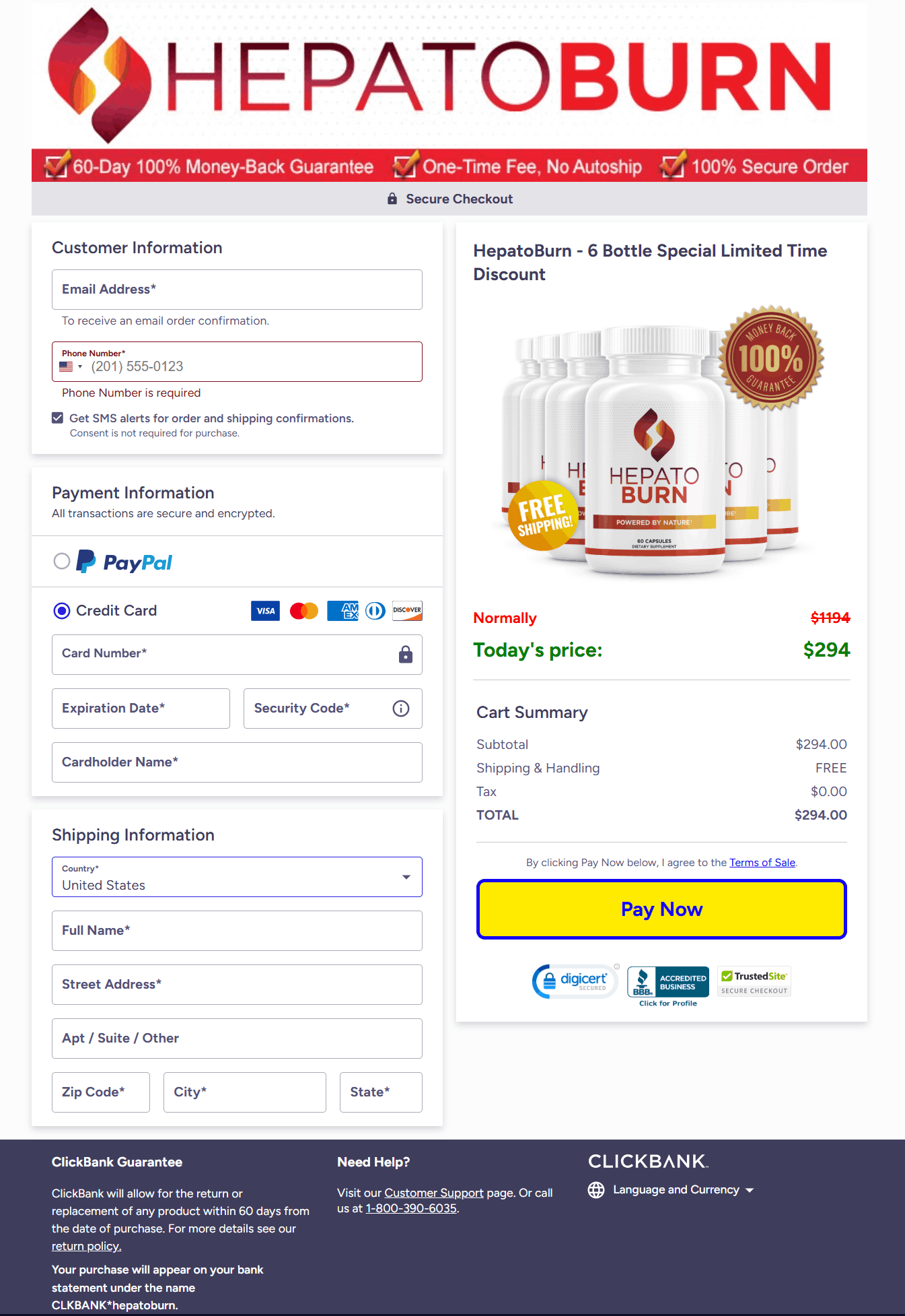 Hepatoburn Secure-Checkout